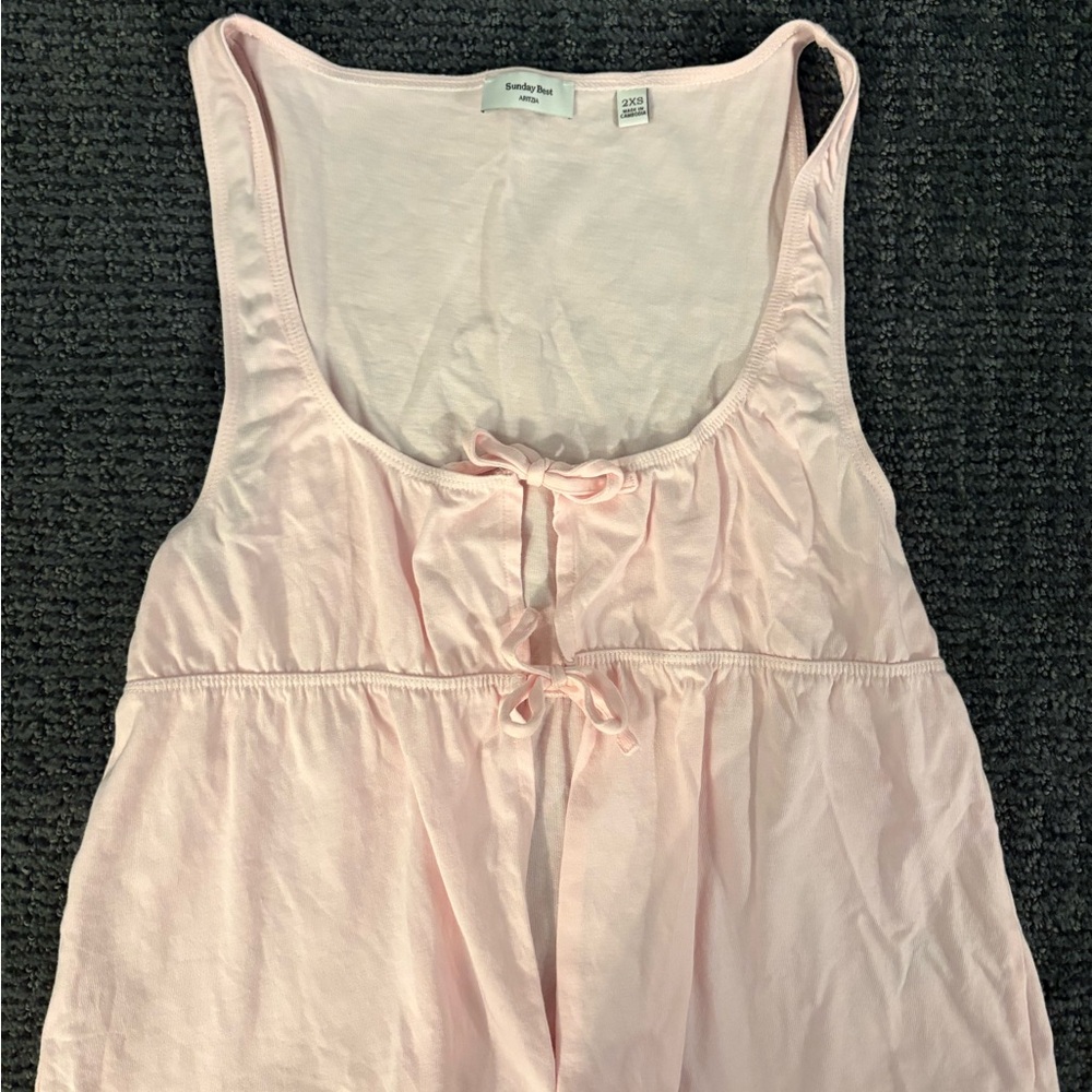 Sunday Best (Aritzia) Cannoli Top in Villa Pink